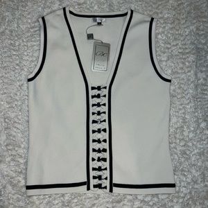 Black & White Blouse